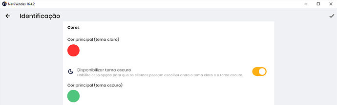 Identificação cores