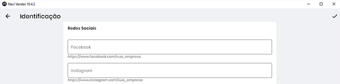 Identificação redes sociais