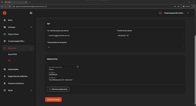 Tutorial+5+-+TEF+adquirente+adicionado