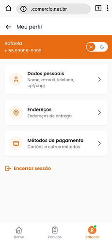 Meu perfil