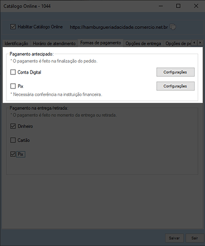 Pagamento antecipado