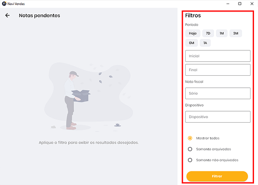 03 Filtros notas pendentes