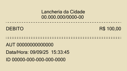 Comprovante - Transação POS