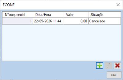 ECONF cancelado